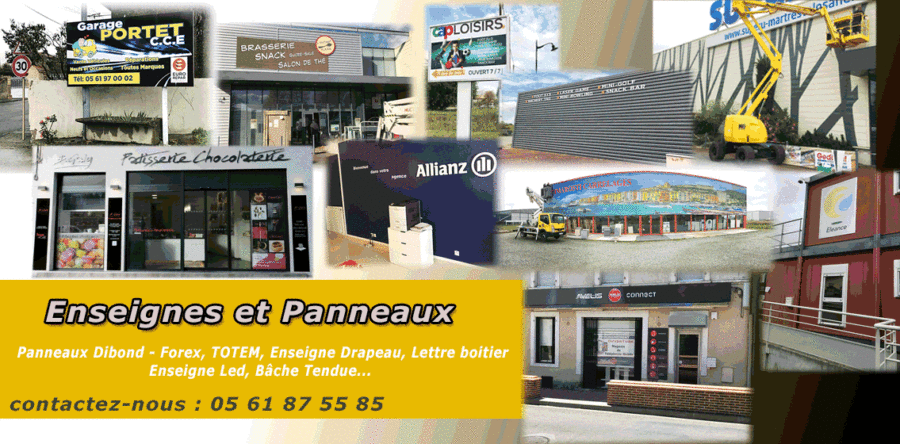 Enseignes et Panneaux