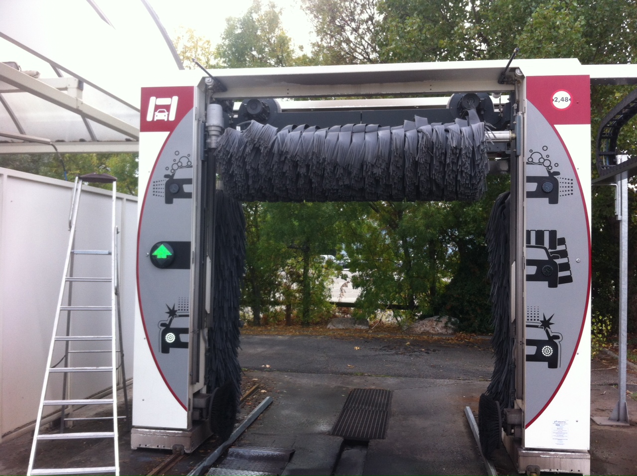 Nouveaux Autocollants station de lavage Intermarché