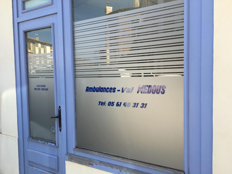 Vinyl Dépoli – Ambulances MEDOUS (Le Fousseret)