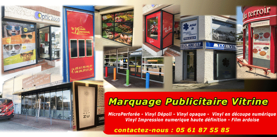 marquage vitrine