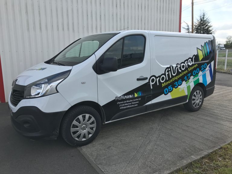 Covering Partiel sur Renault Trafic (Profilstores)