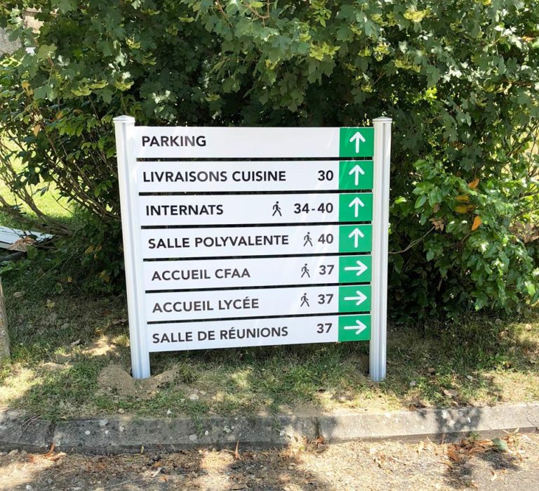 Phase 2 terminée – Signalétique Lycée Lavacant et Beaulieu (AUCH 32)