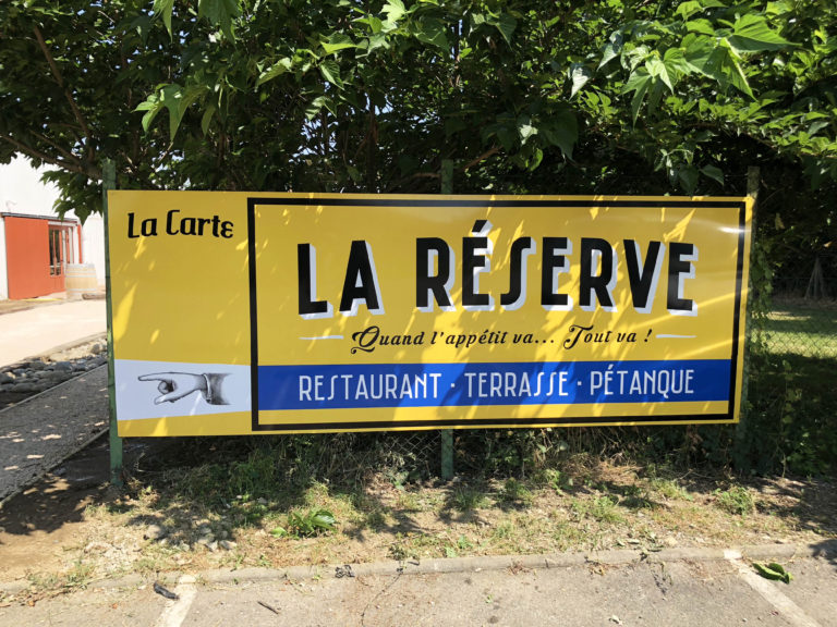 Enseignes Restaurant LA RESERVE (Palaminy)