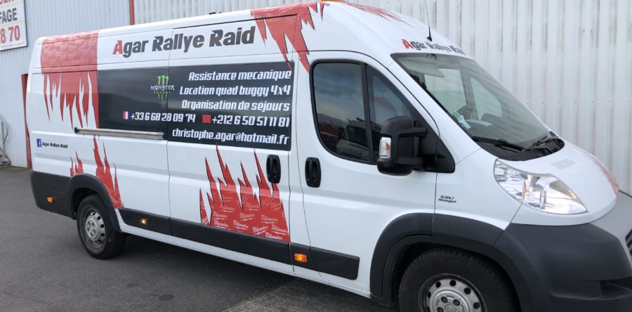 Marquage Fiat Ducato — Agar Rallye Raid