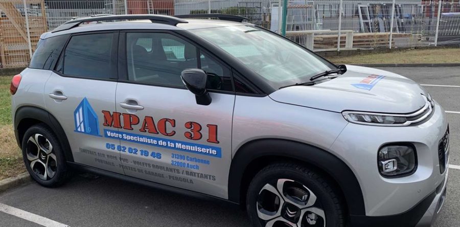 Marquage pub Citroën C3 Aircross (société MPAC31)