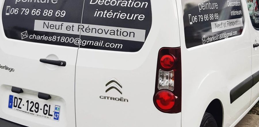 Marquage Pub Citroen Berlingo – CDP Peinture