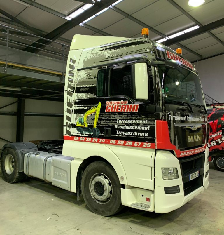 Covering sur Tracteur MAN TGX — (Entreprise GUERINI)