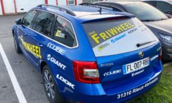 Marquage Pub Skoda Octavia Break – Cycles FRIWHEEL (Rieux Volvestre)