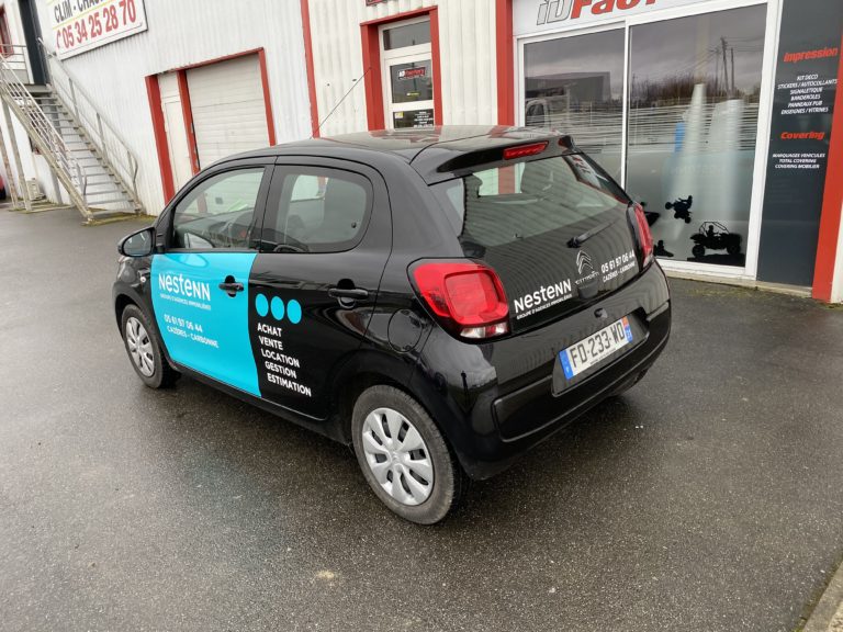 Covering partiel – Citroen C1 – Agence Immo Nestenn Cazères