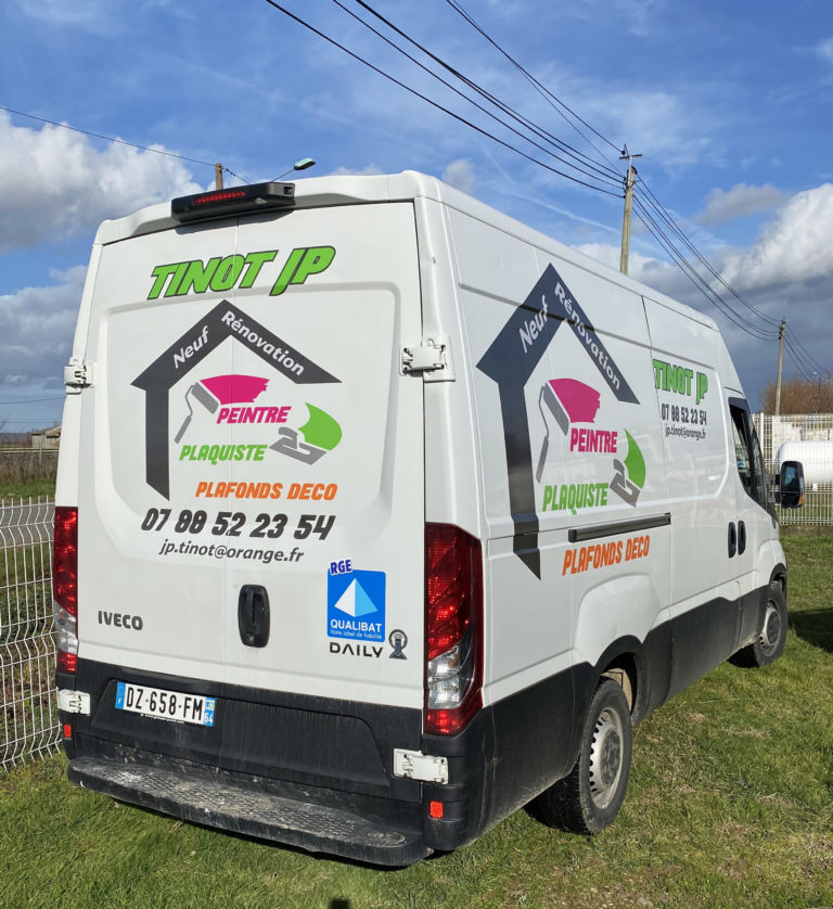 Marquage Pub camion Iveco – Sarl JP TINOT