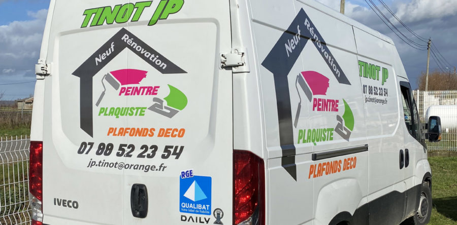 Marquage Pub camion Iveco – Sarl JP TINOT