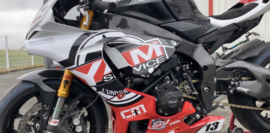 Covering Moto Piste Yamaha R1 2019 – Team CMT Chometon