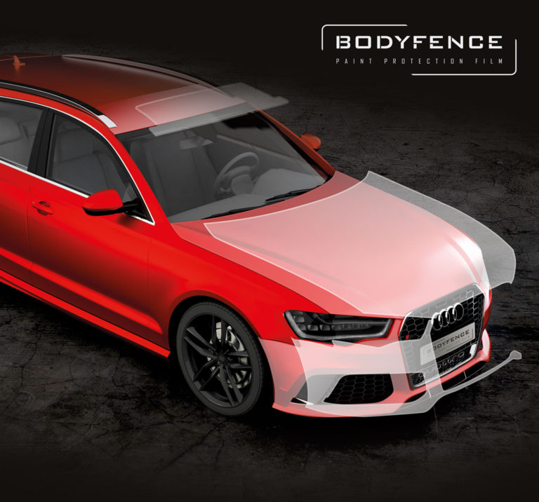 Pose de film Autocicatrisant PPF Bodyfence
