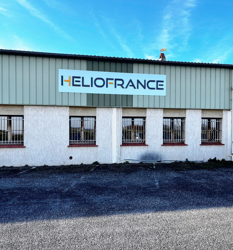 Enseigne Lettrage découpé alu Dibond — Heliofrance