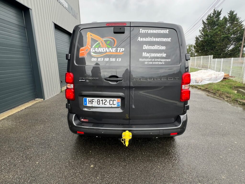 Marquage Publicitaire - Peugeot Expert -- Garonne TP
