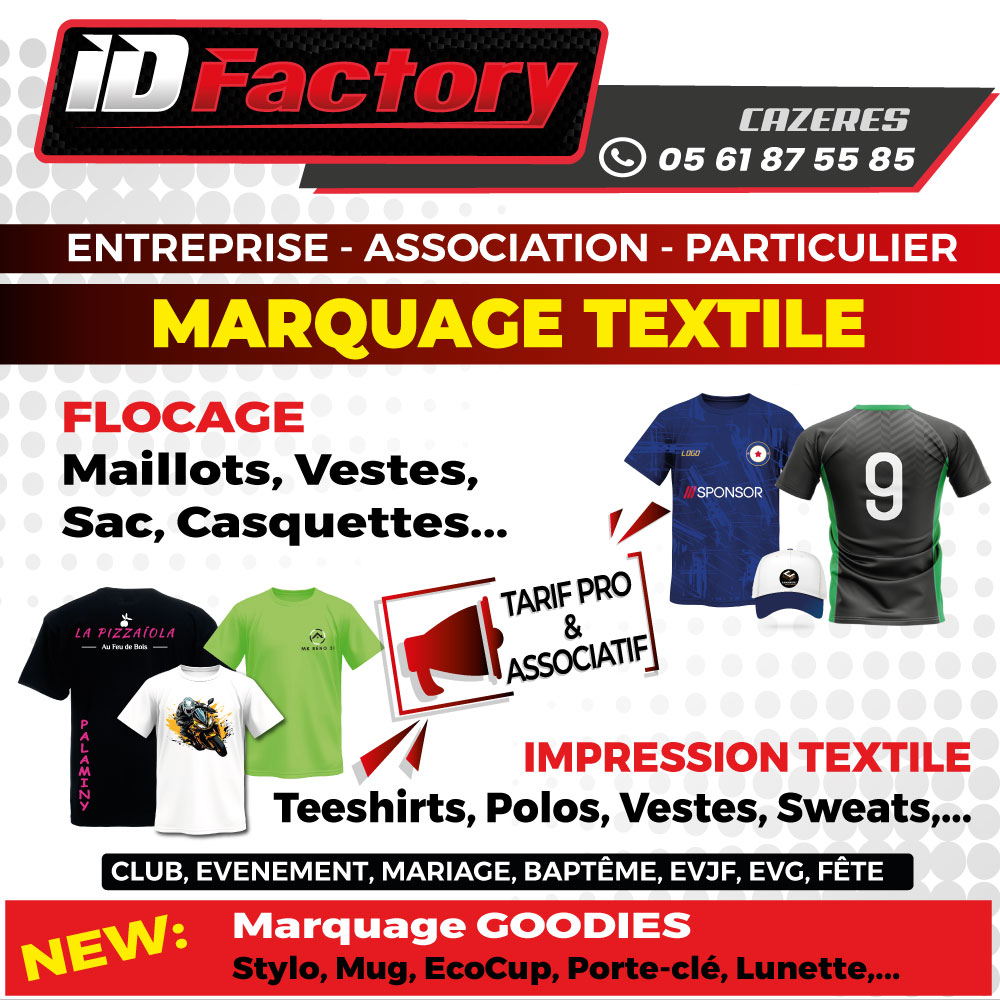 C’est la rentrée... Mettez vos couleurs en avant avec nos offres spéciales flocage sur vos vêtements de sport ou l'impression de textile (teeshirts, polos, ...)