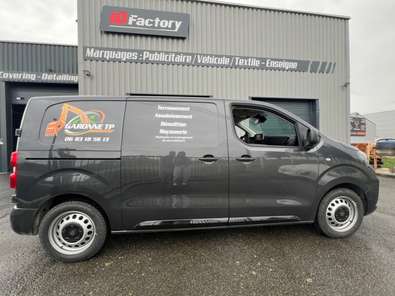 Marquage Publicitaire - Peugeot Expert -- Garonne TP