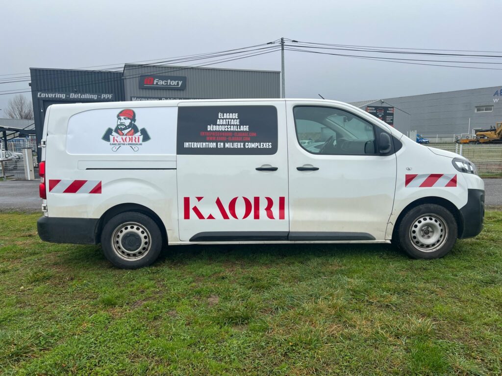 Marquage KAORI Elagage : efficacité sur chantier et sur la route