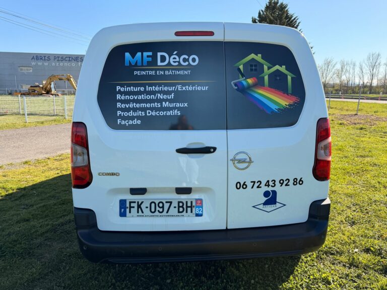Marquage publicitaire pour MF DECO ! ✨🚗