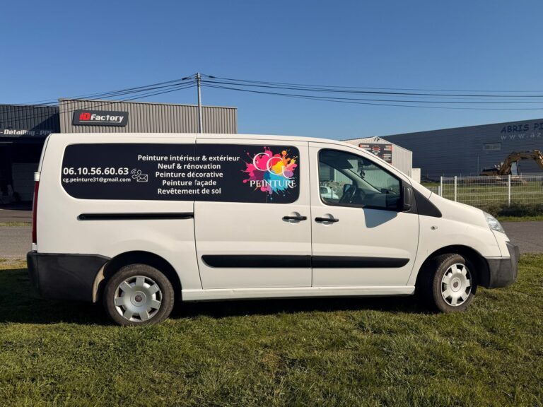 Le véhicule de CG Peinture passe en mode visibilité ! 🚐🎨