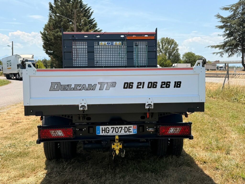 Nouveau marquage publicitaire pour DELCAM TP !