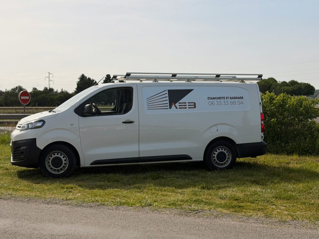 Nouveau marquage publicitaire pour AEB Etancheité
