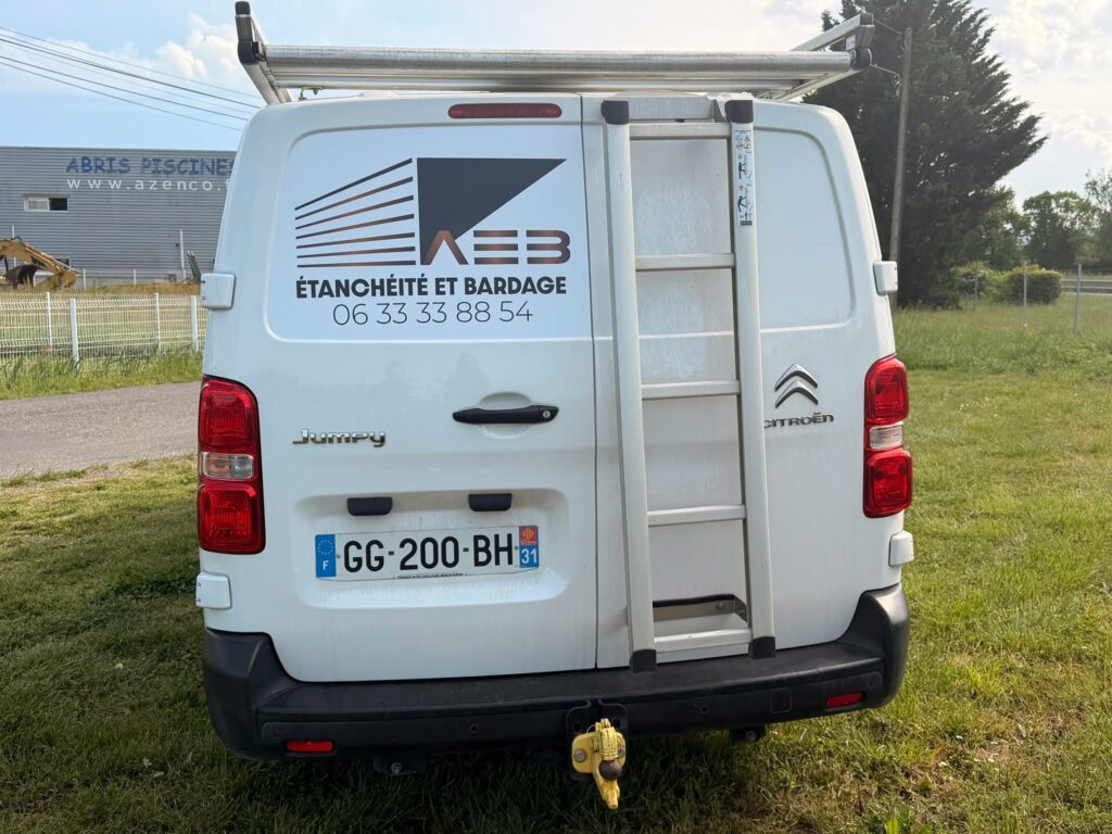 Nouveau marquage publicitaire pour AEB Etancheité