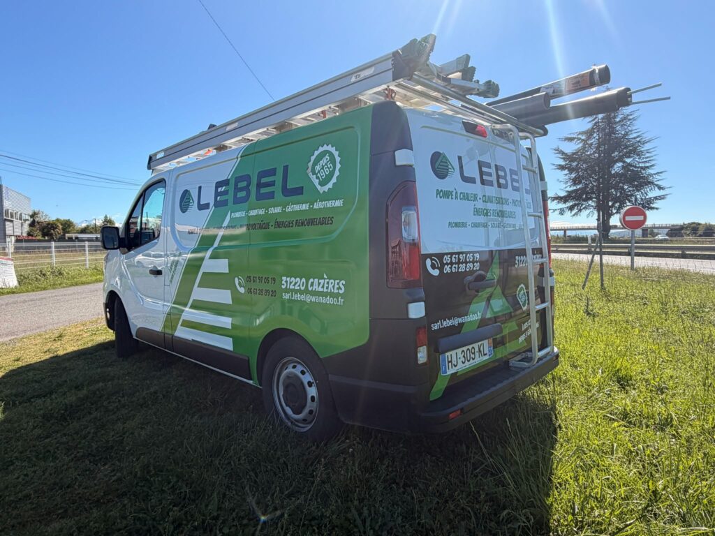 La flotte de véhicules Lebel continue de s’habiller aux couleurs de l’entreprise !