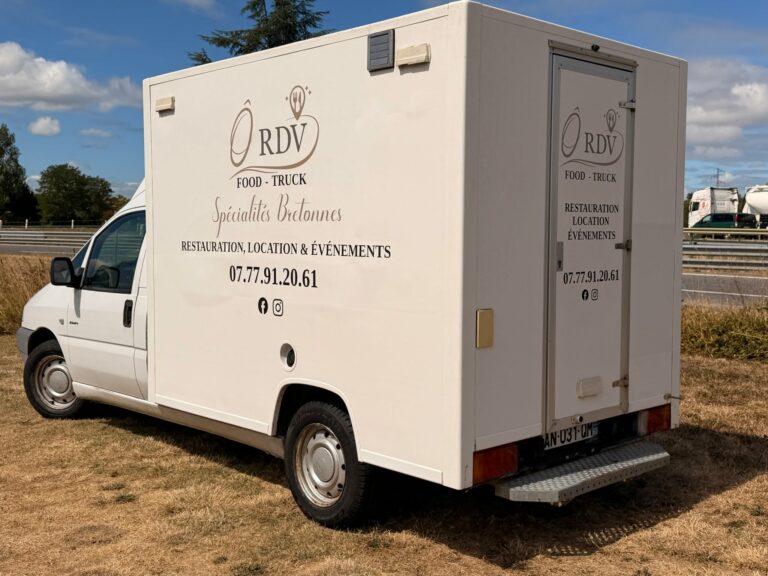 NOUVEAU MARQUAGE PUBLICITAIRE – FOOD TRUCK O’ RDV ✨🚚